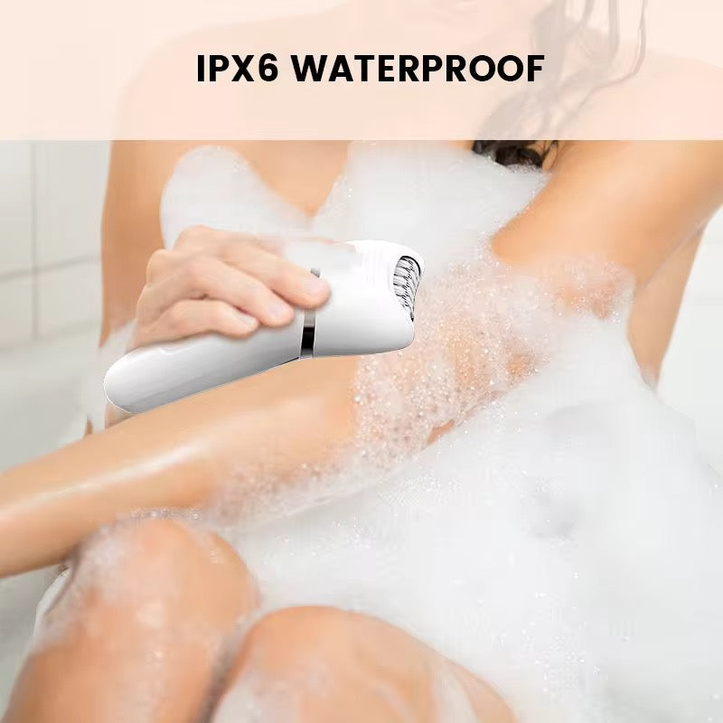 SkySkin Epilator 2-i-1 – Vandtæt Epilator & Ladyshaver med LED-lys