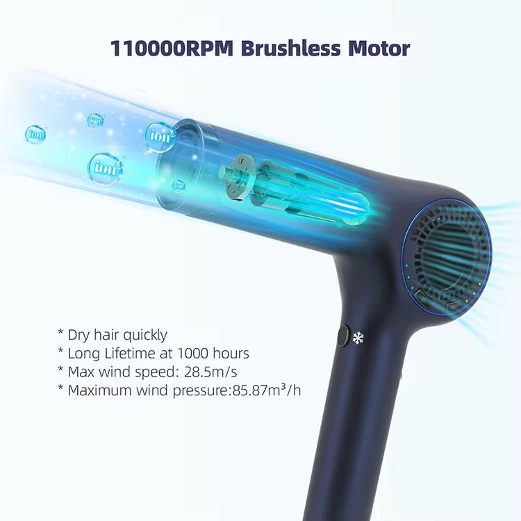 Power SkyDryer – Professionel 2400W High-Speed Hair Dryer