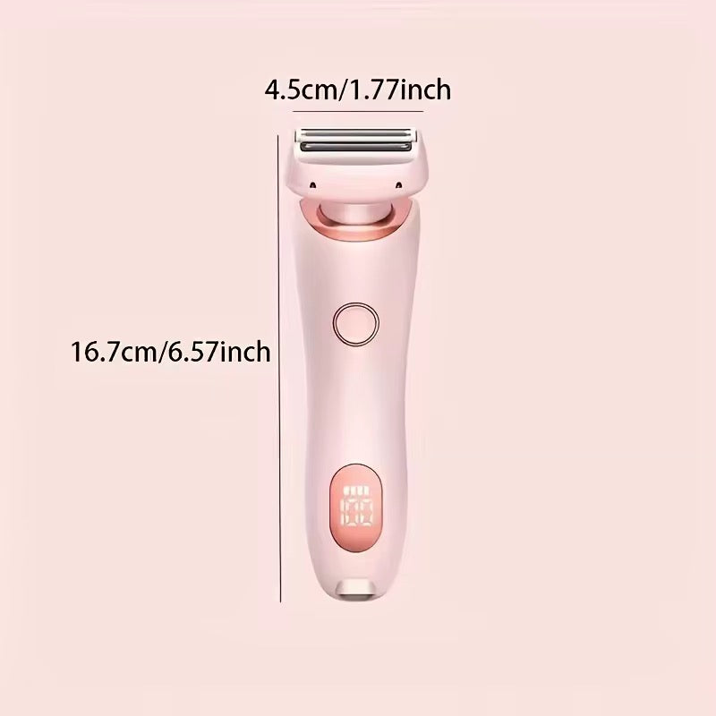 Ladyshaver inkl. ekstra skærerhoved sæt - Gratis fragt