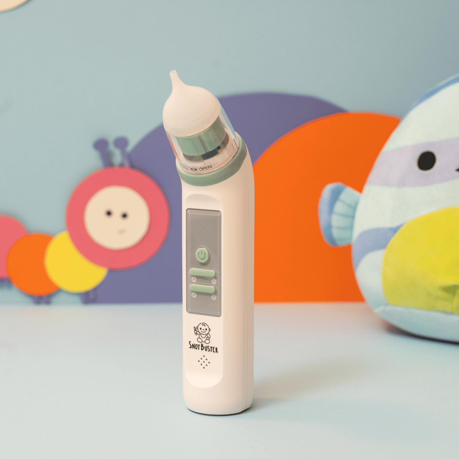SnotBuster – Elektrisk næsesuger med justerbar sugestyrke