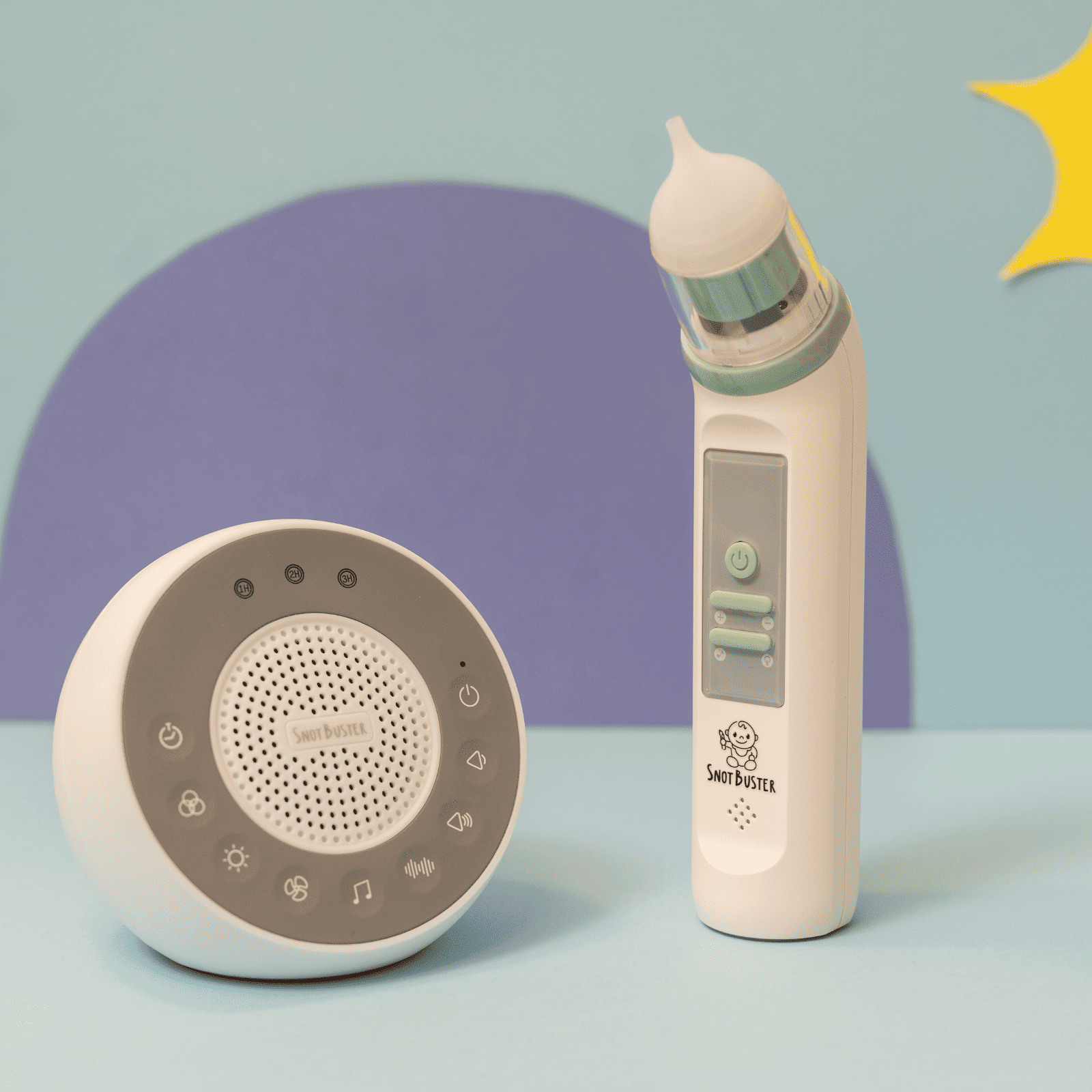Næsesuger og White Noise maskine (Bundle)