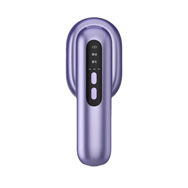 Massagebørste med Rødt Lys, Oliebeholder og Vibration