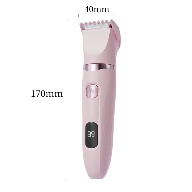 SkySkin DualTrim 2-i-1 – Ladyshaver & keramisk bikinitrimmer – velegnet til sart hud - leveres i starten af september