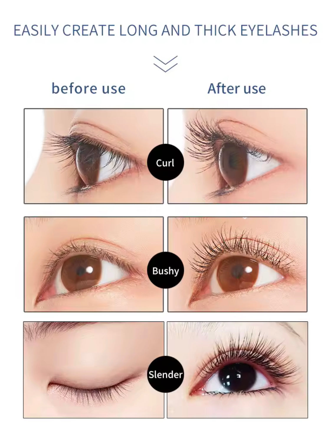 Eyelash curler - genopladelig