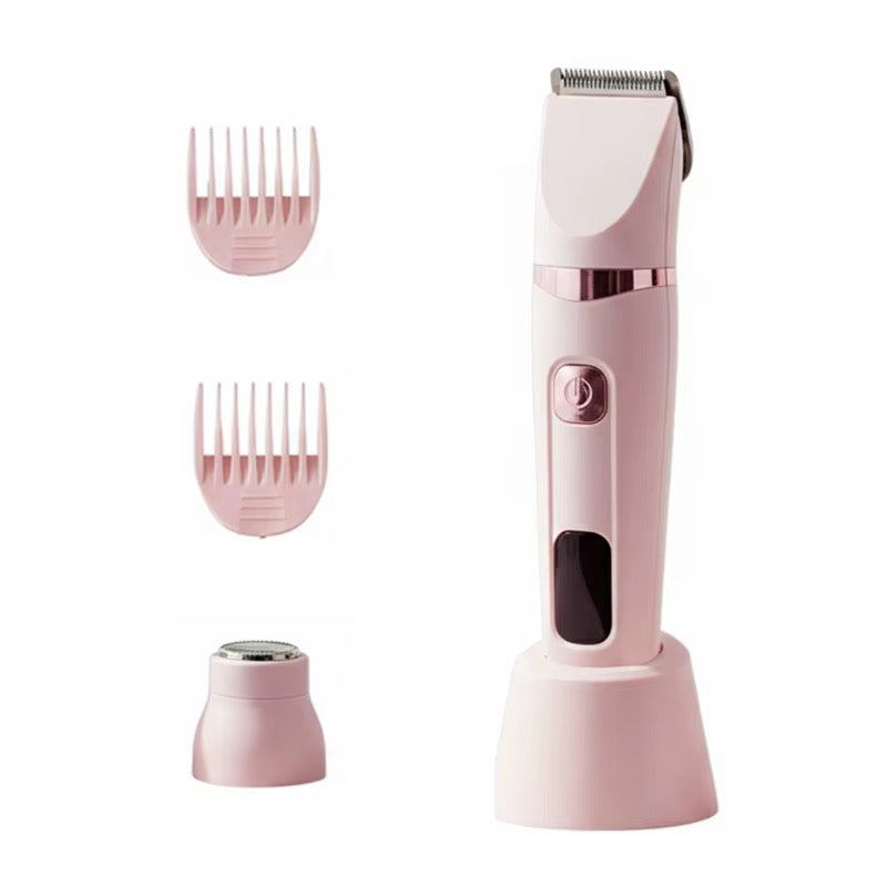 SkySkin DualTrim 2-i-1 – Ladyshaver & keramisk bikinitrimmer – velegnet til sart hud - leveres i starten af september