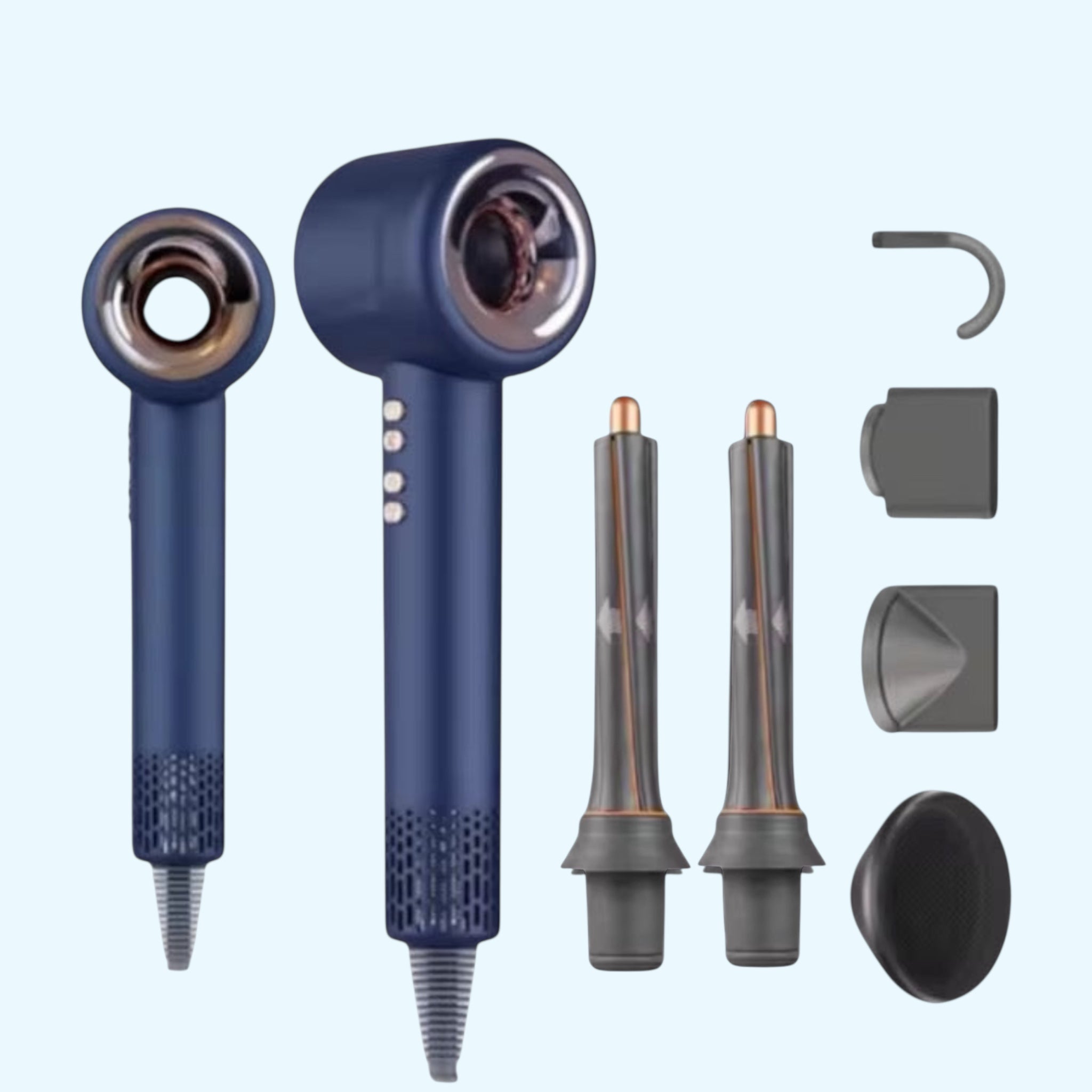 Ionic Proff hårtørre med krøllejernssæt og vægbeslag - Gratis fragt