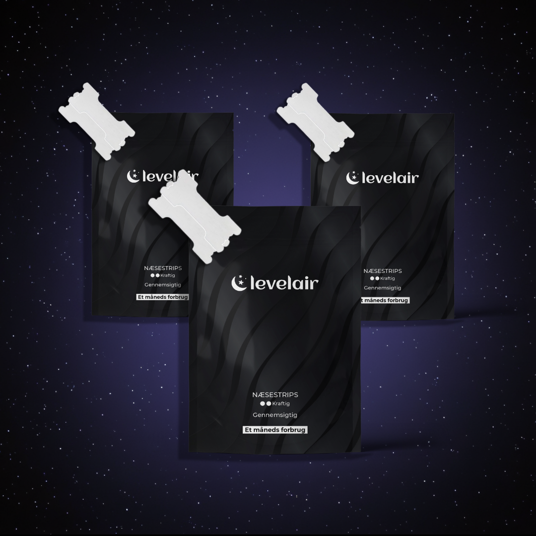 Levelair Næsestrips - Oplev bedre søvn & fri vejrtrækning