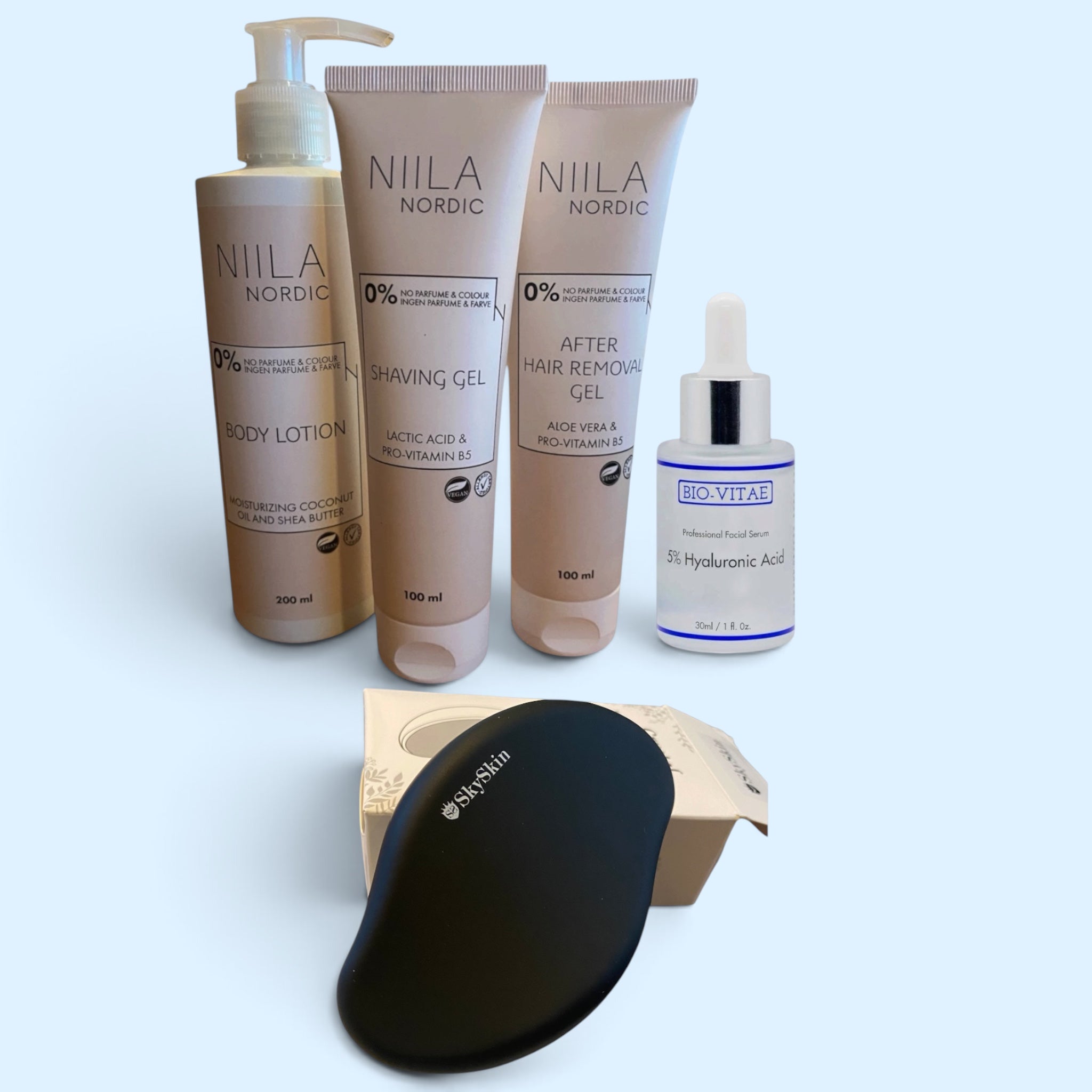 Stor Ladyshaver Skincare tilbehørspakke