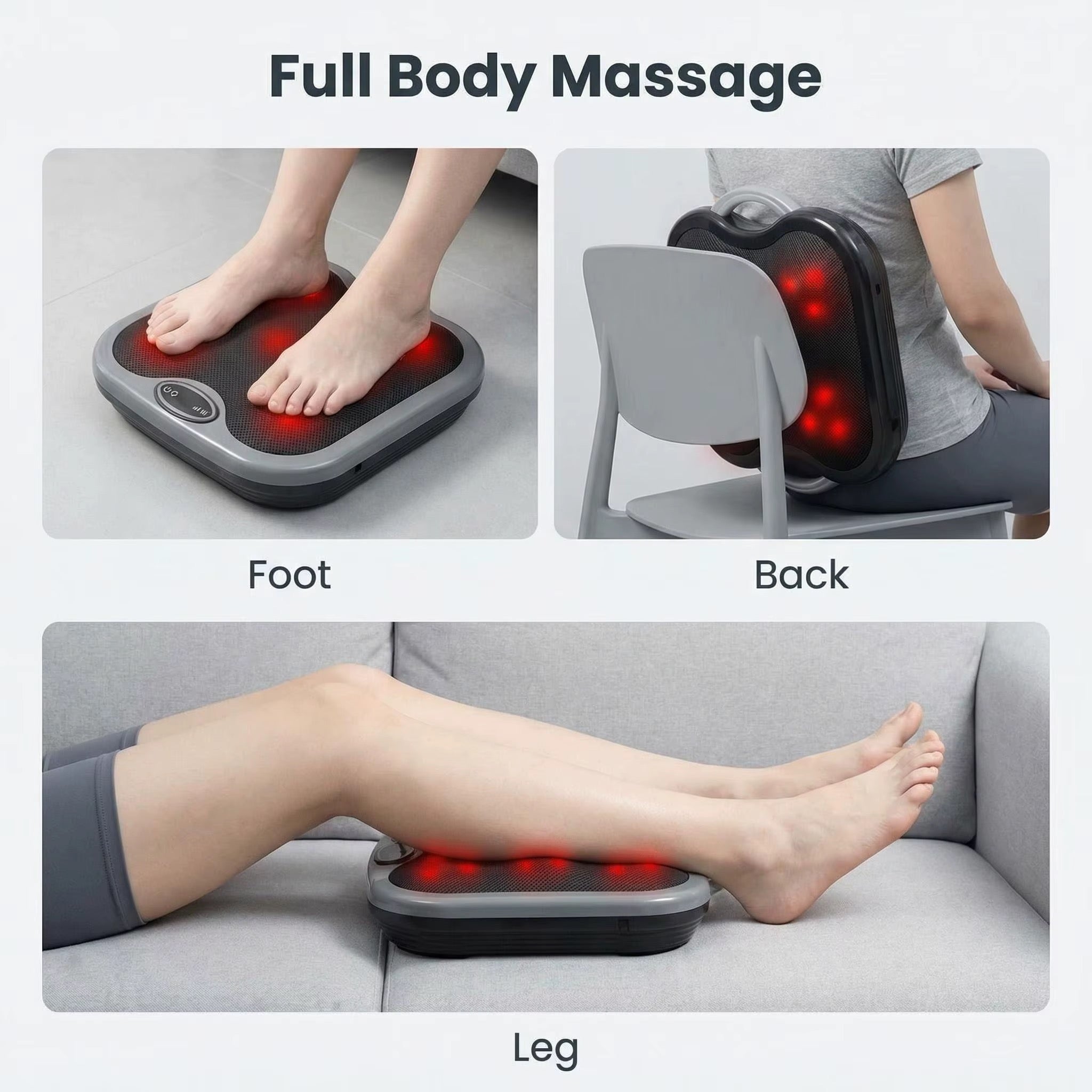 SkySkin TeraWave Foot Massager – avanceret fodmassage med varme & energiteknologi  - levering start september