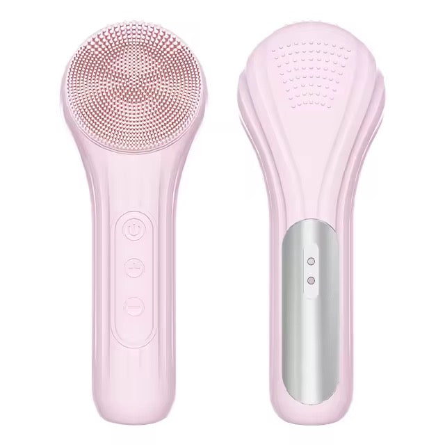 Ultrasonic Silicone Face Brush – Dybderens, massage og glød i ét
